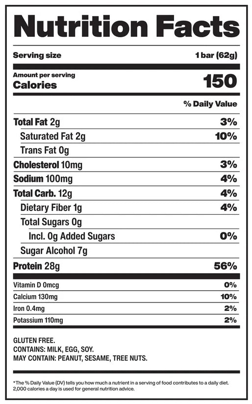 Informations nutritionnelles