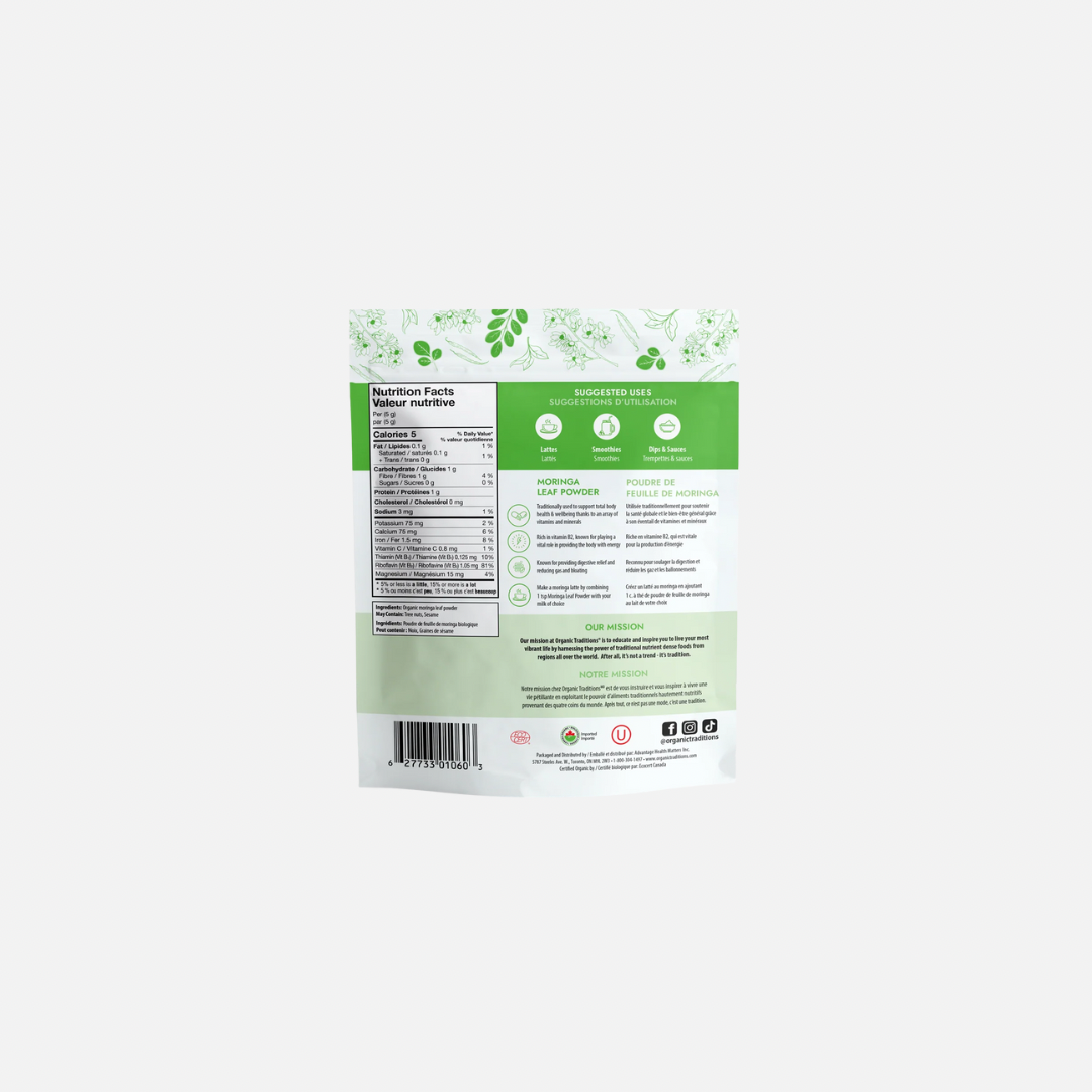 ORGANIC TRADITIONS - Moringa biologique