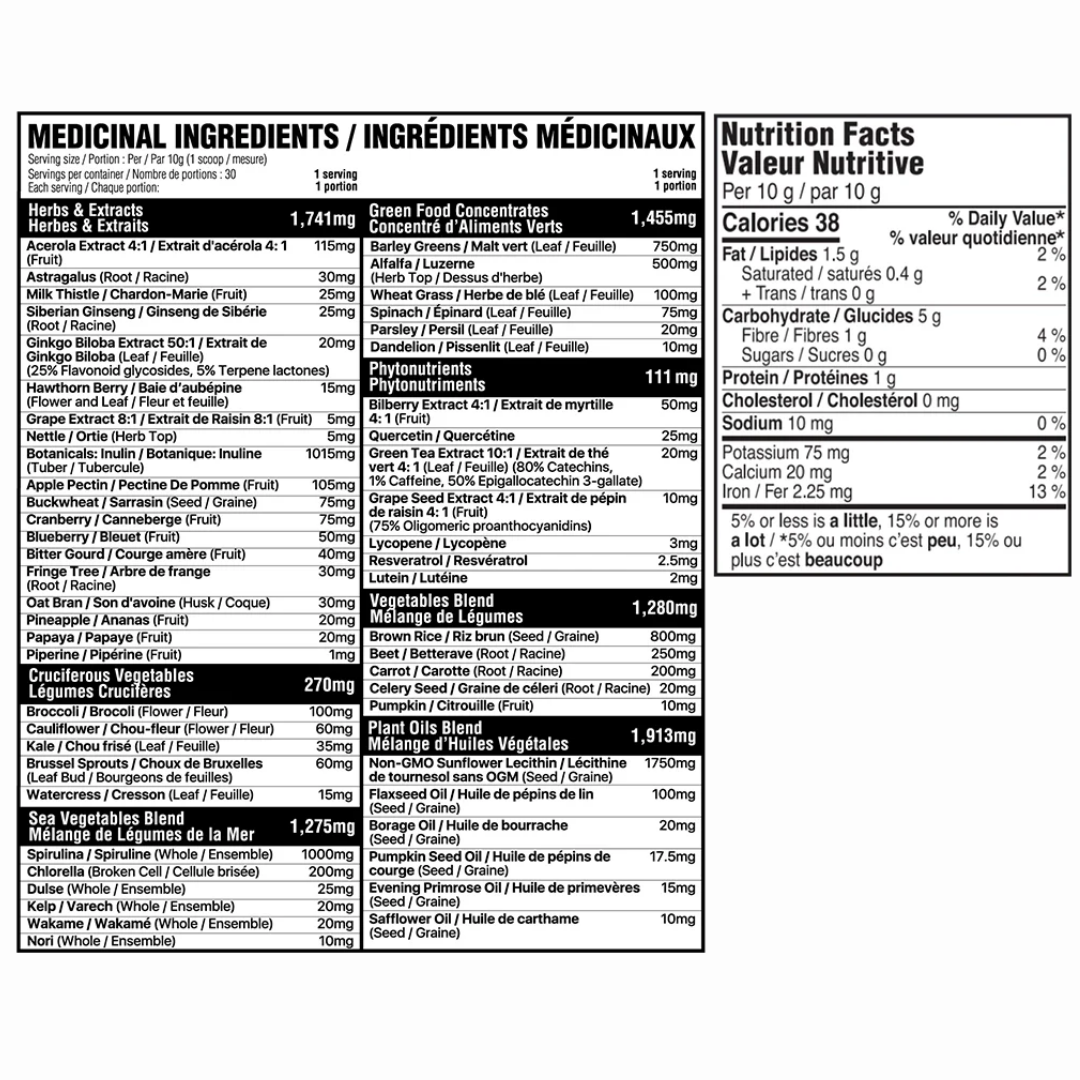 BELIEVE SUPPLEMENTS - Superfoods + Greens - 700g