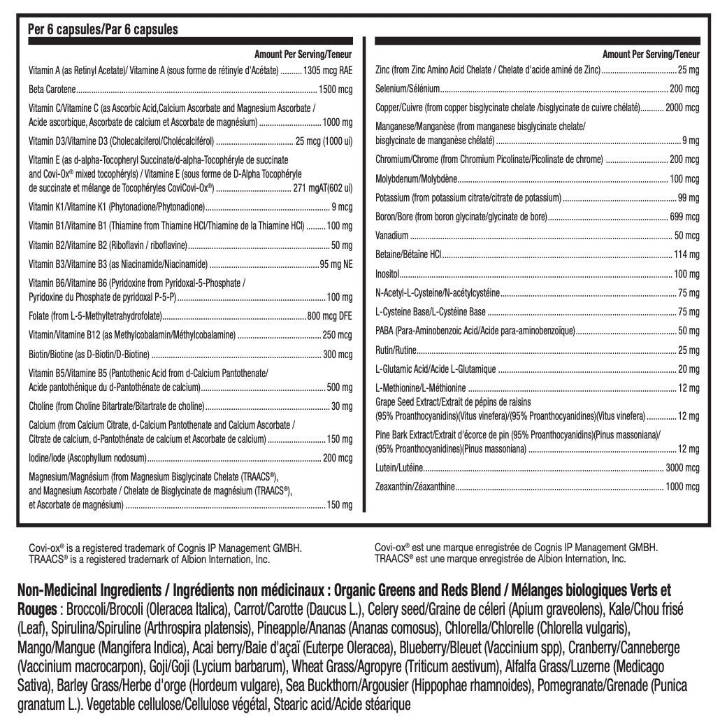 Informations nutritionnelles