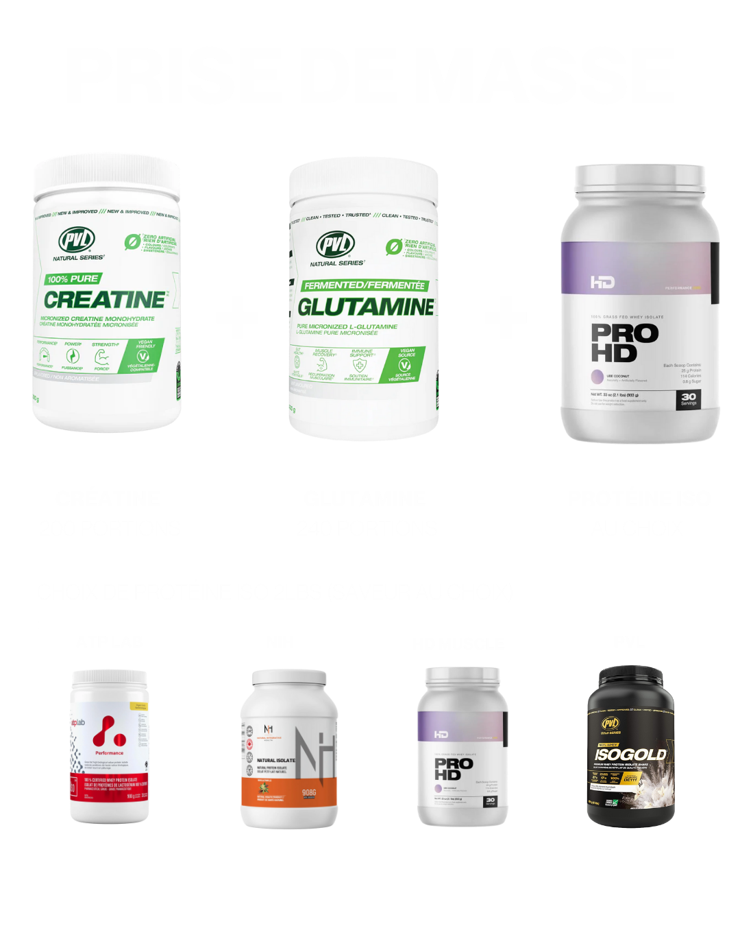 COMBO - Prise de Masse Musculaire