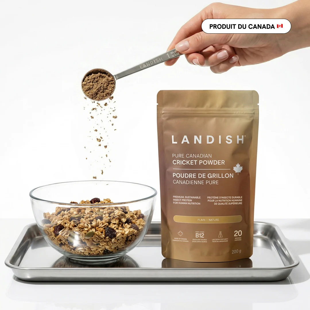 LANDISH - Poudre de Grillon Canadienne Pure
