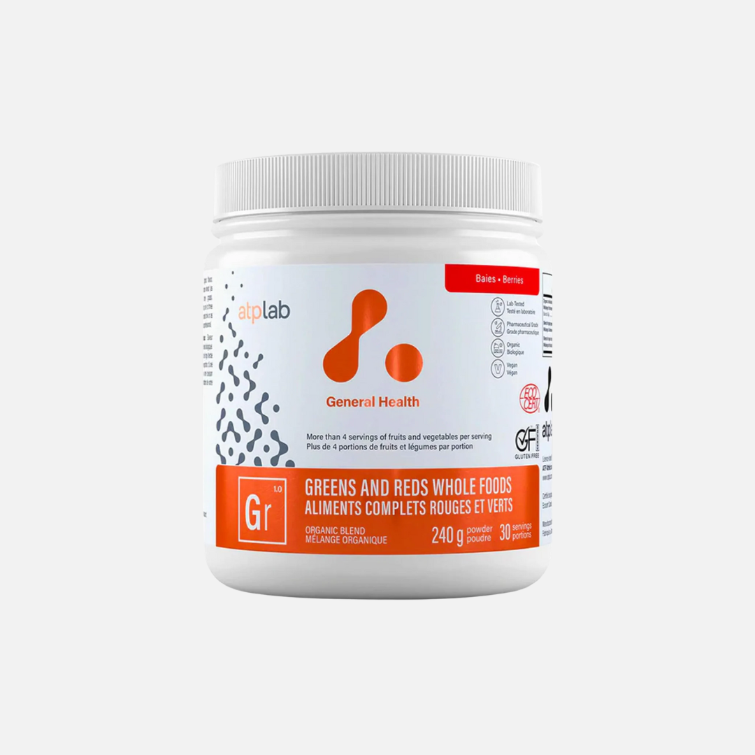 ATP Lab - Aliments Complets Rouges Et Verts Biologiques