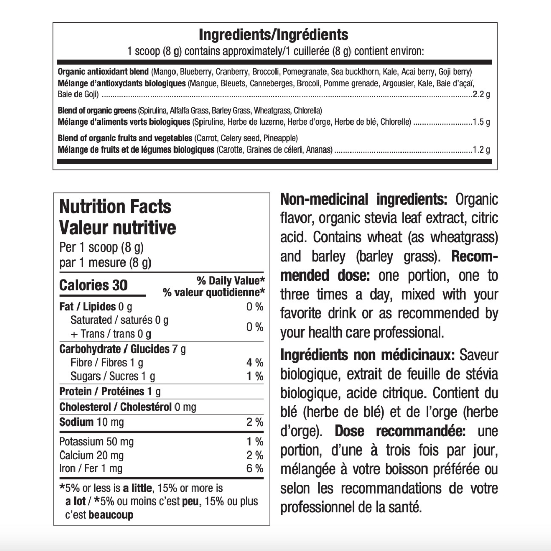 ATP Lab - Aliments Complets Rouges Et Verts Biologiques