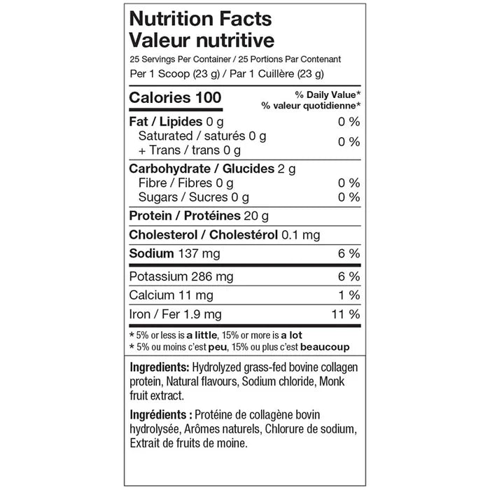 Informations nutritionnelles