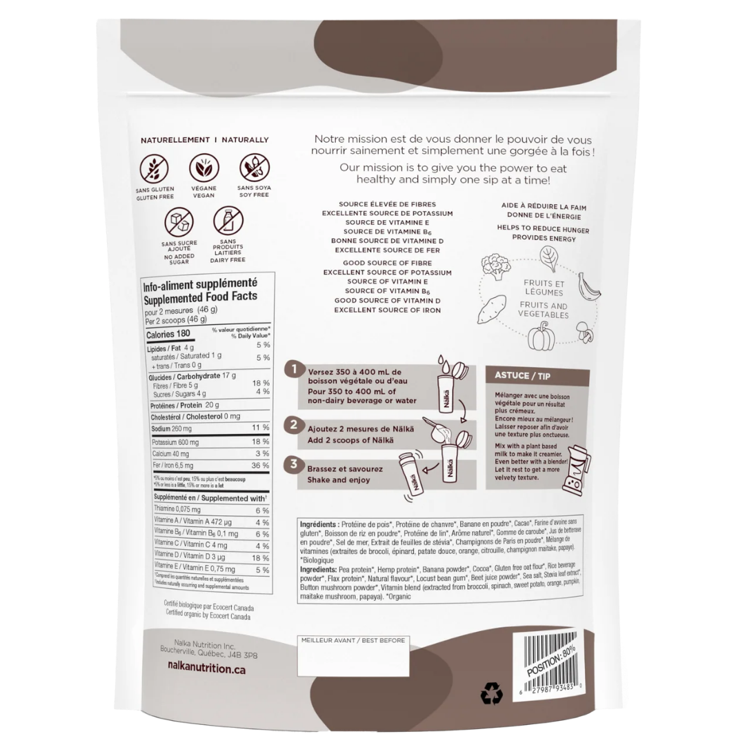 Informations nutritionnelles