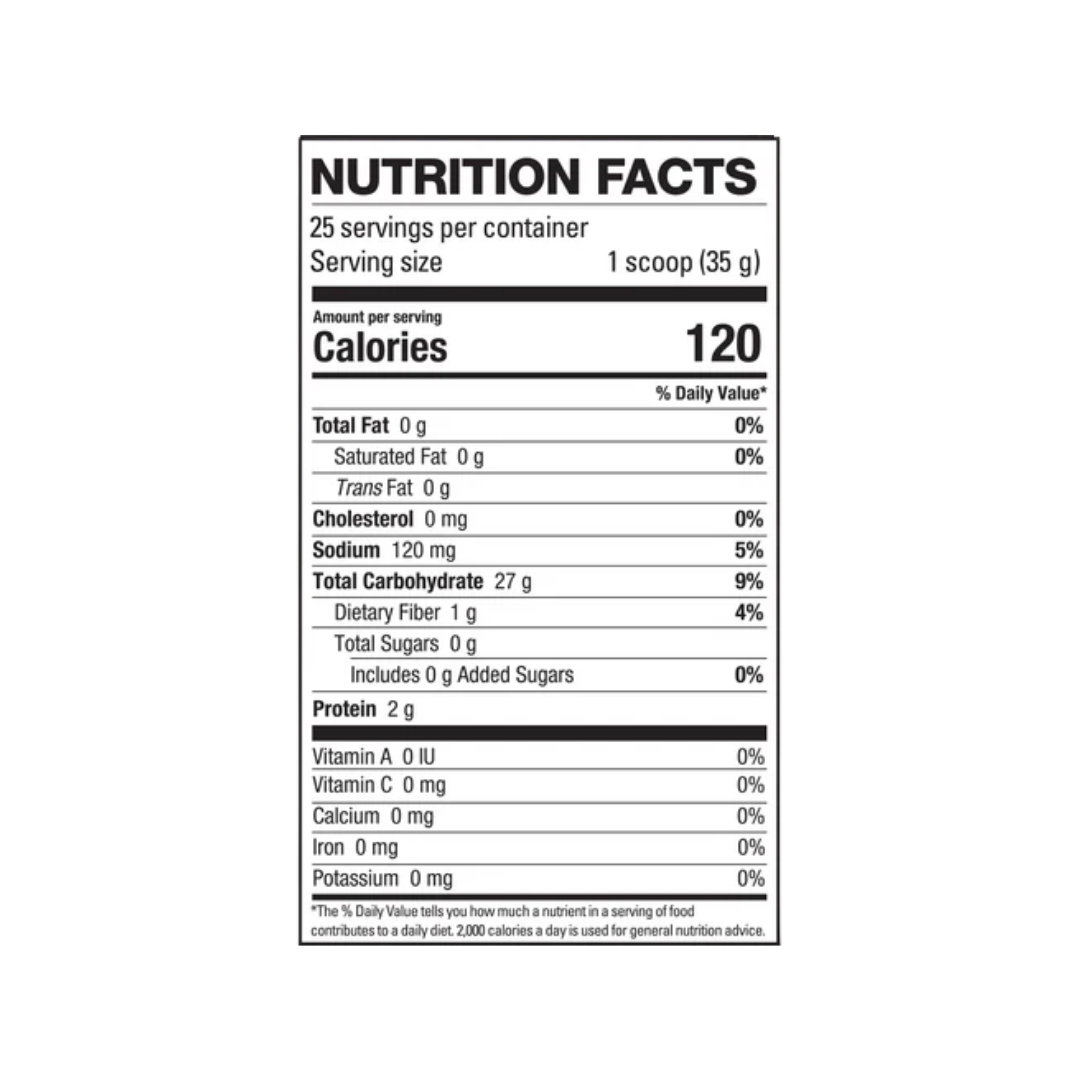 Informations nutritionnelles