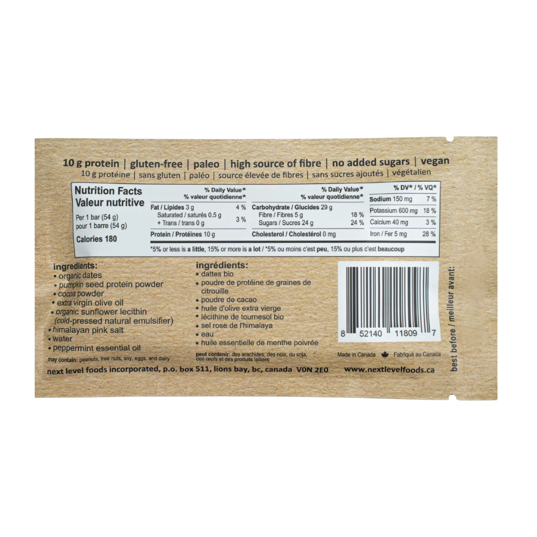 Informations nutritionnelles