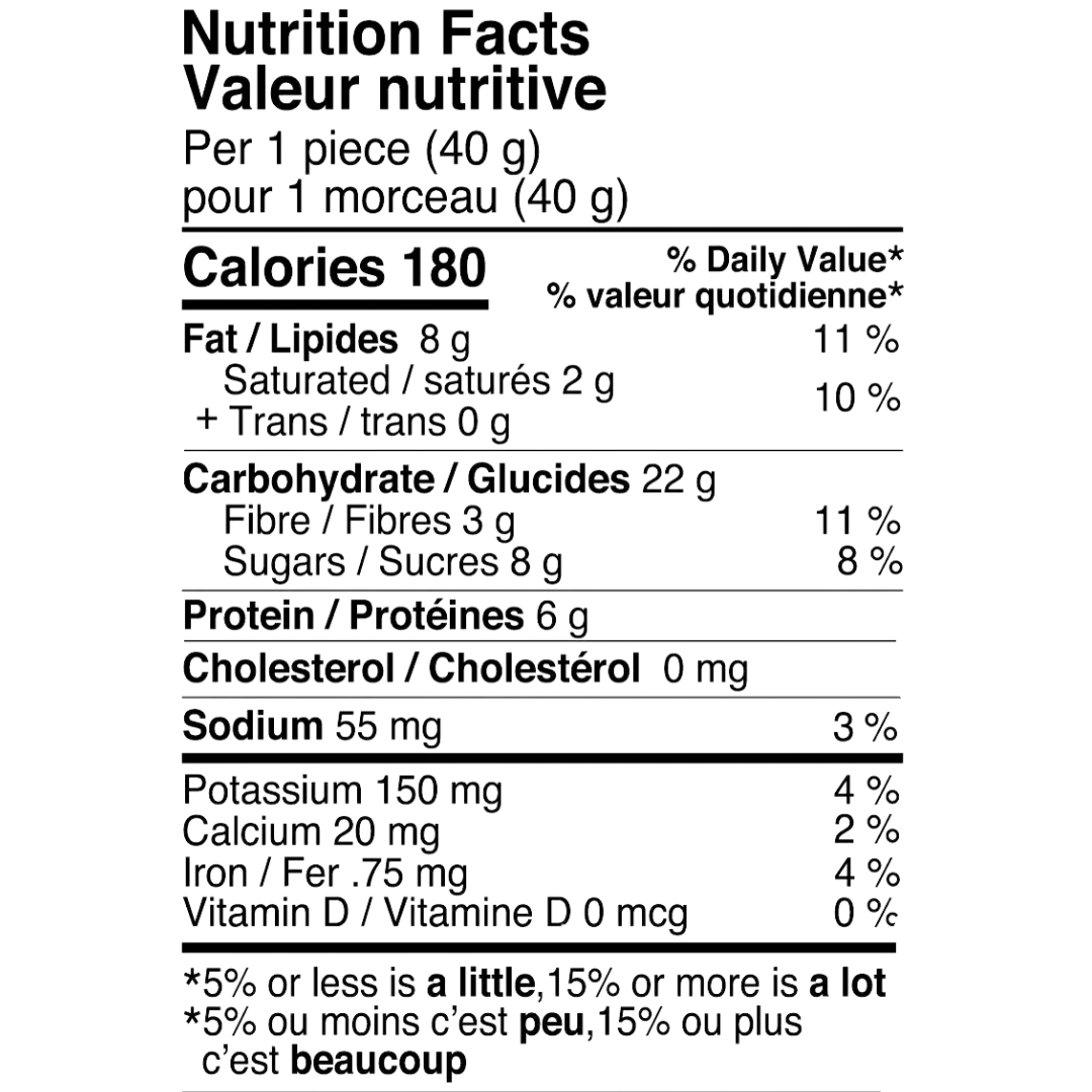 Informations nutritionnelles