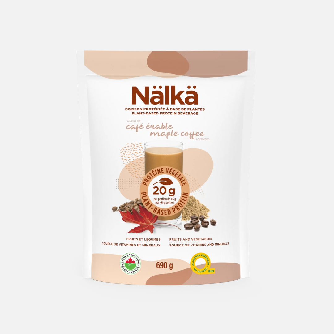 NÄLKA Boisson Protéinée à Base de Plantes - Café Érable
