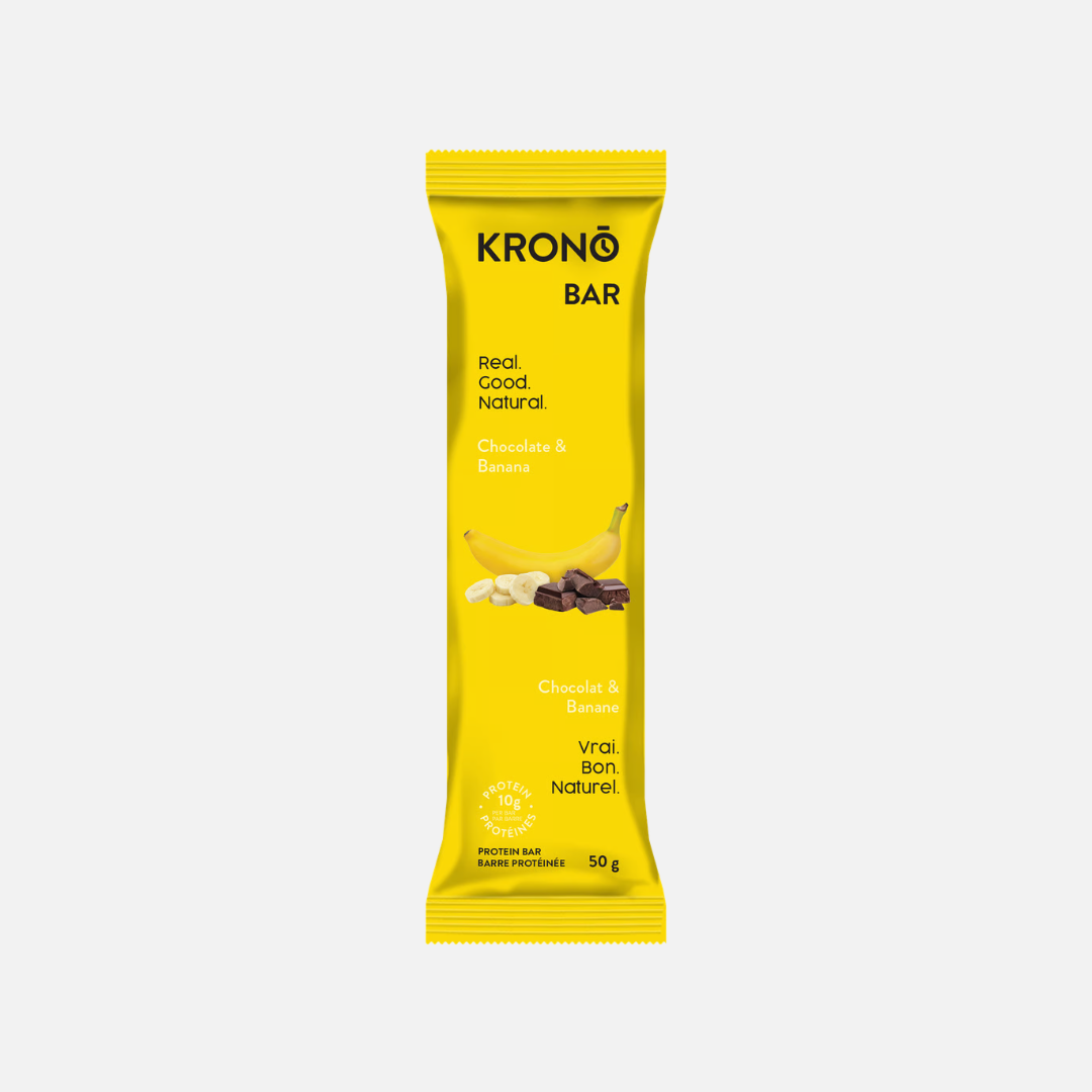KRONO NUTRITION Barre Protéinée - Chocolat et Banane