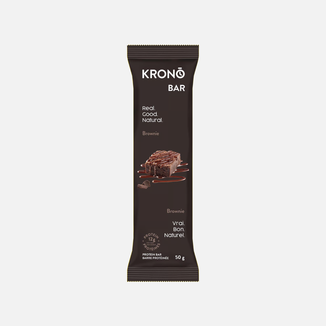 KRONO NUTRITION Barre Protéinée - Brownie