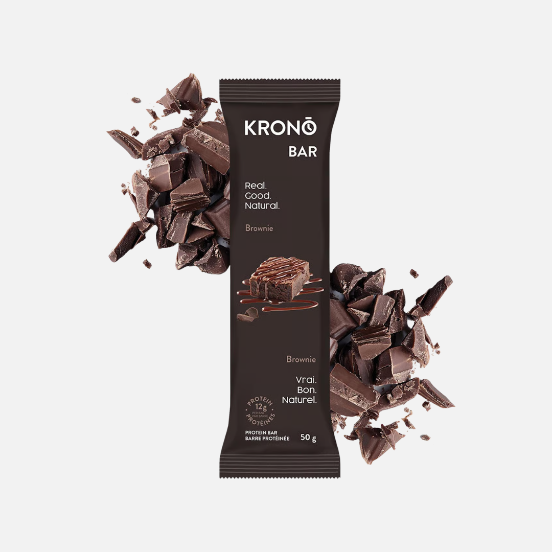 KRONO NUTRITION Barre Protéinée - Brownie