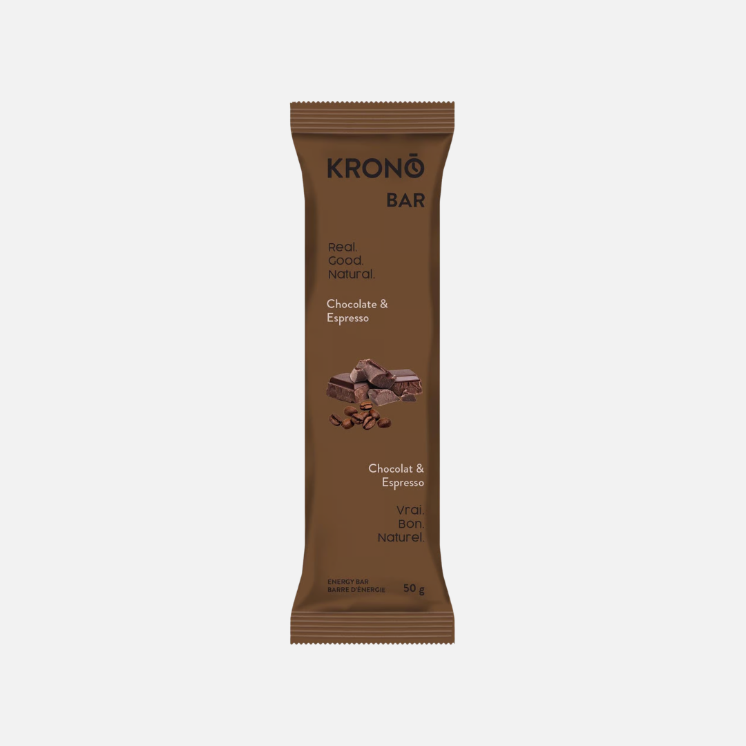 KRONO NUTRITION Barre d'énergie - Chocolat et Espresso