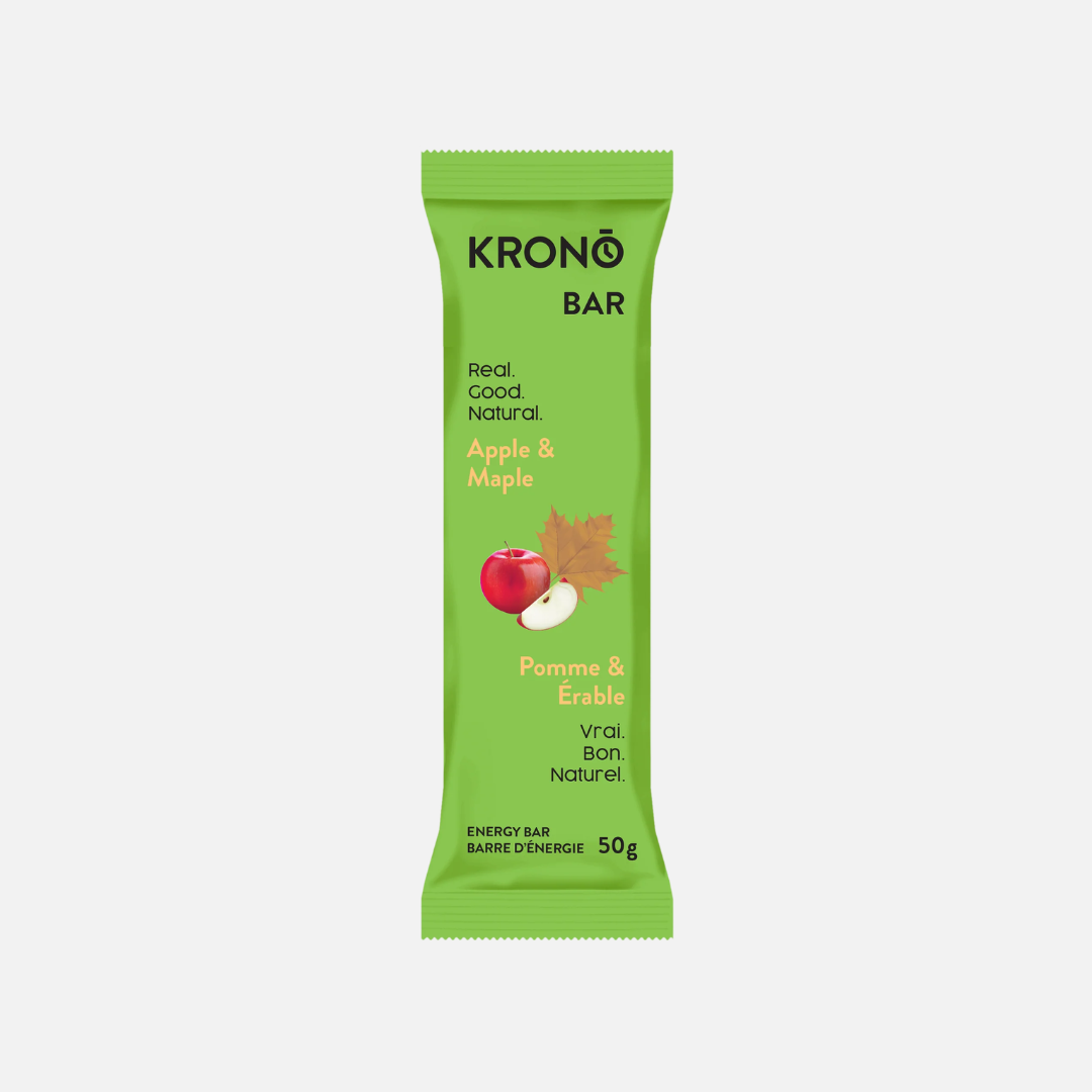 KRONO NUTRITION Barre d'énergie - Pomme et Érable