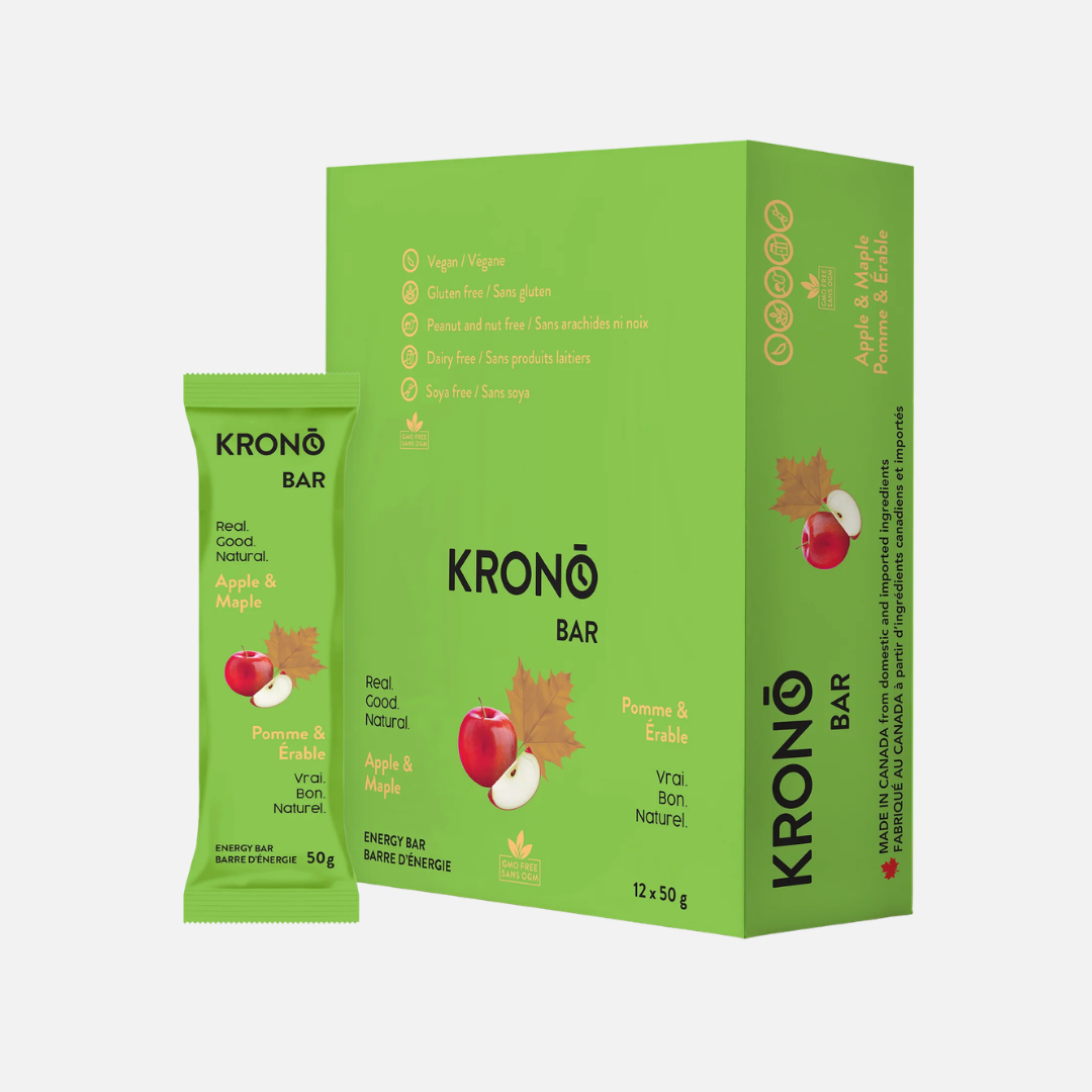 KRONO NUTRITION Barre d'énergie - Pomme et Érable