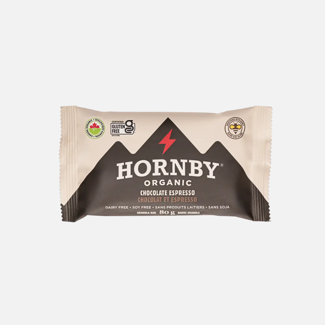 HORNBY Barre d'Énergie Biologique - Graines de Citrouille et Fudge
