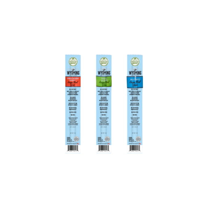 WYOMING AUTHENTICS - Bâton de boeuf naturel (grass fed - 24-28gr)