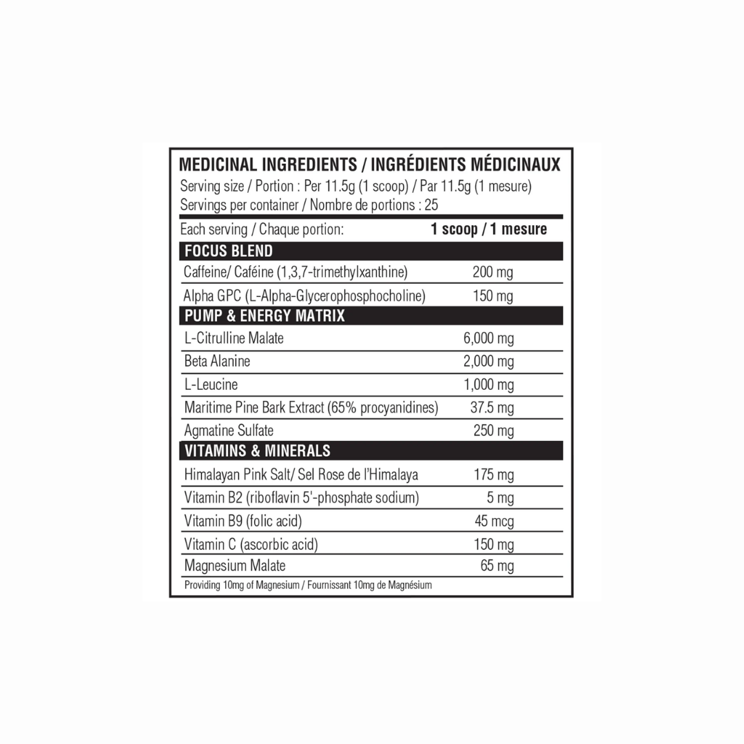 BELIEVE SUPPLEMENTS - Pre Fuel