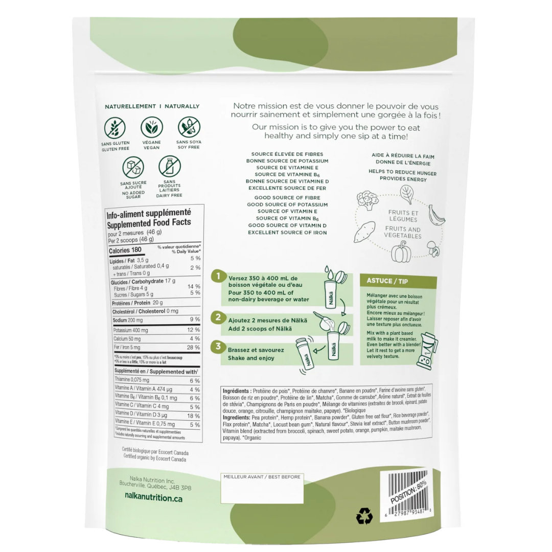 Informations nutritionnelles