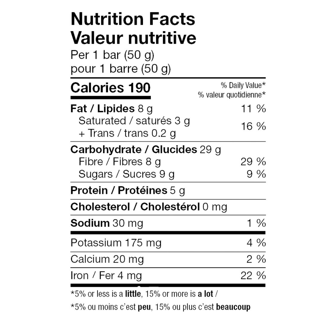 Informations nutritionnelles