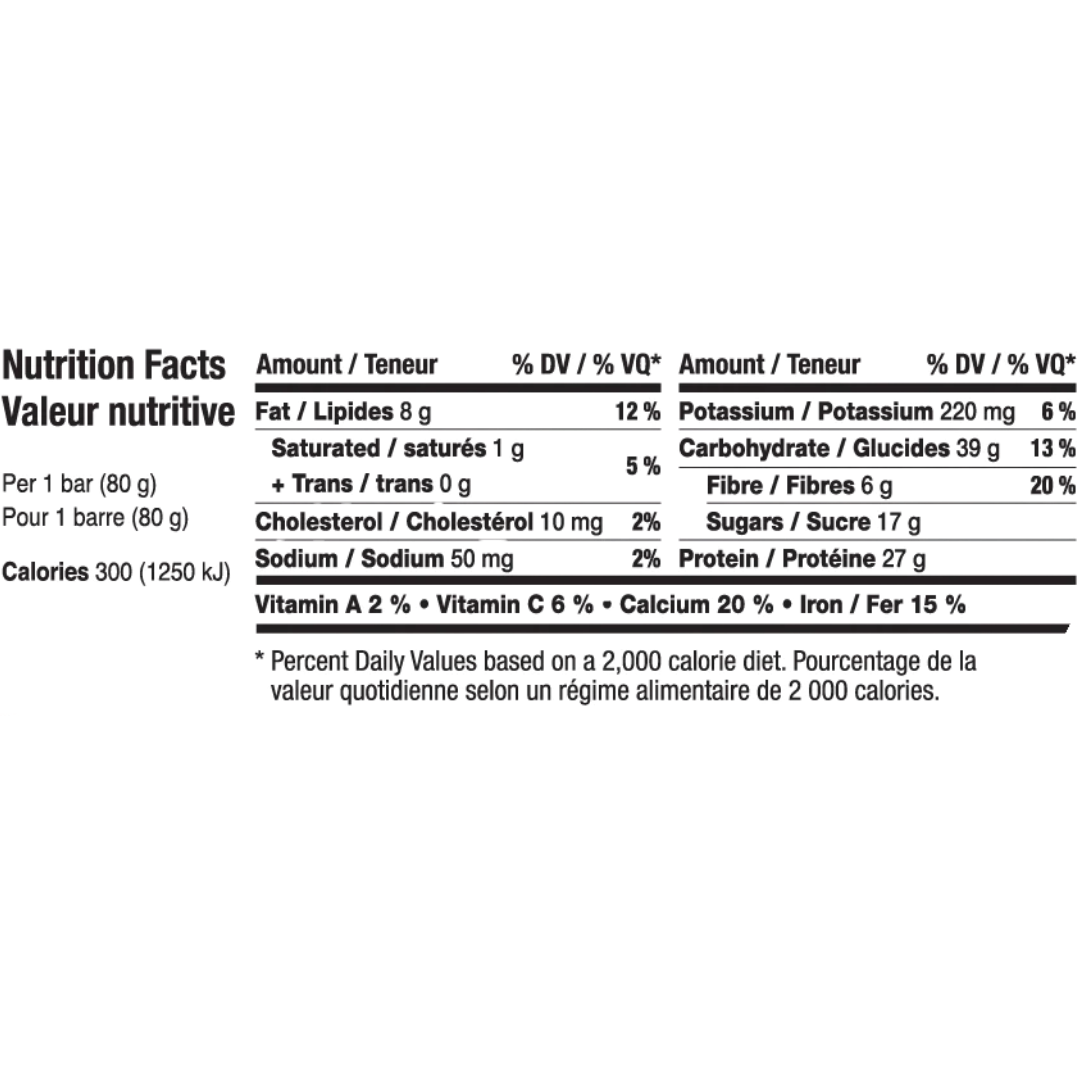 Informations nutritionnelles