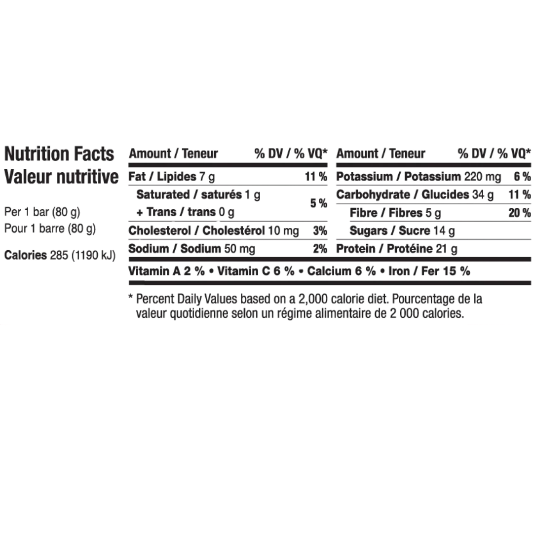 Informations nutritionnelles