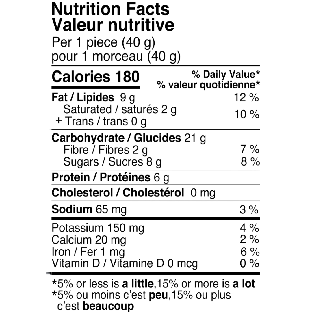 Informations nutritionnelles