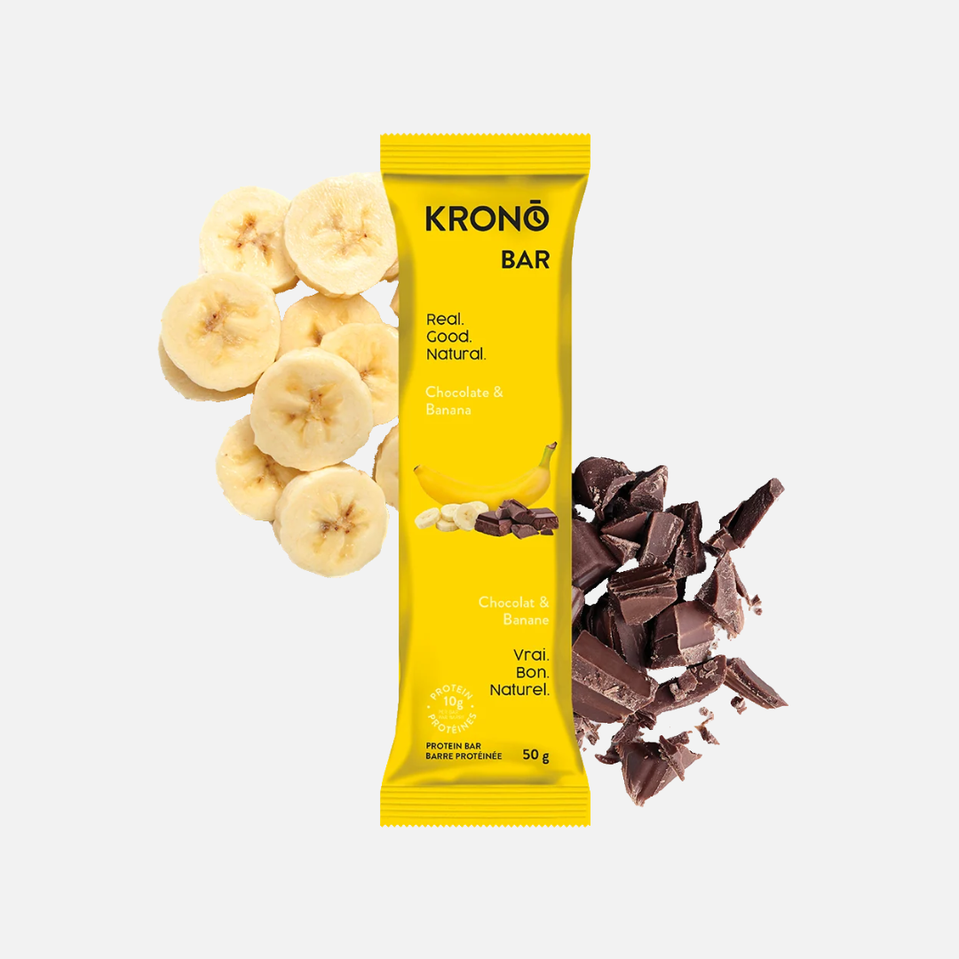 KRONO NUTRITION Barre Protéinée - Chocolat et Banane