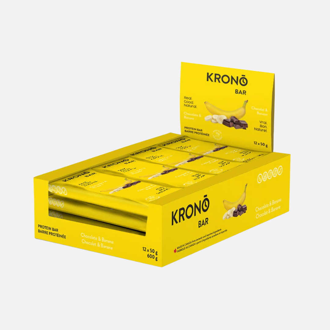 KRONO NUTRITION Barre Protéinée - Chocolat et Banane