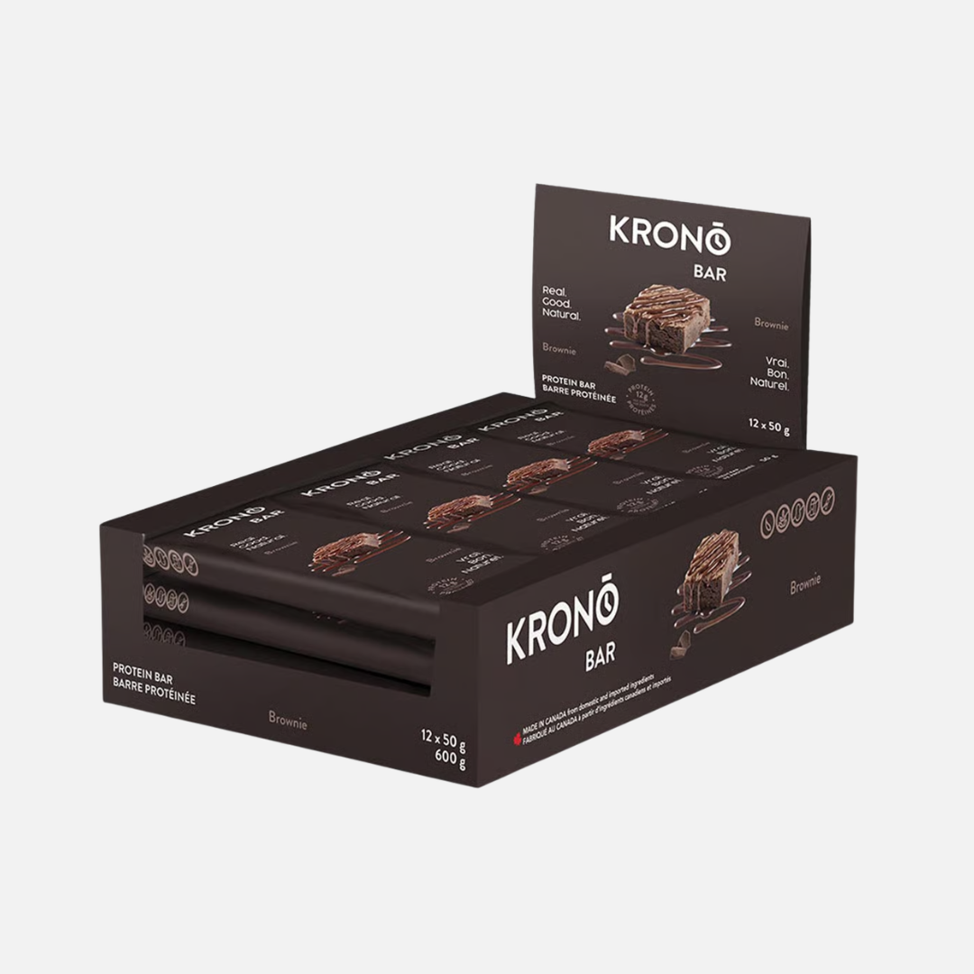 KRONO NUTRITION Barre Protéinée - Brownie