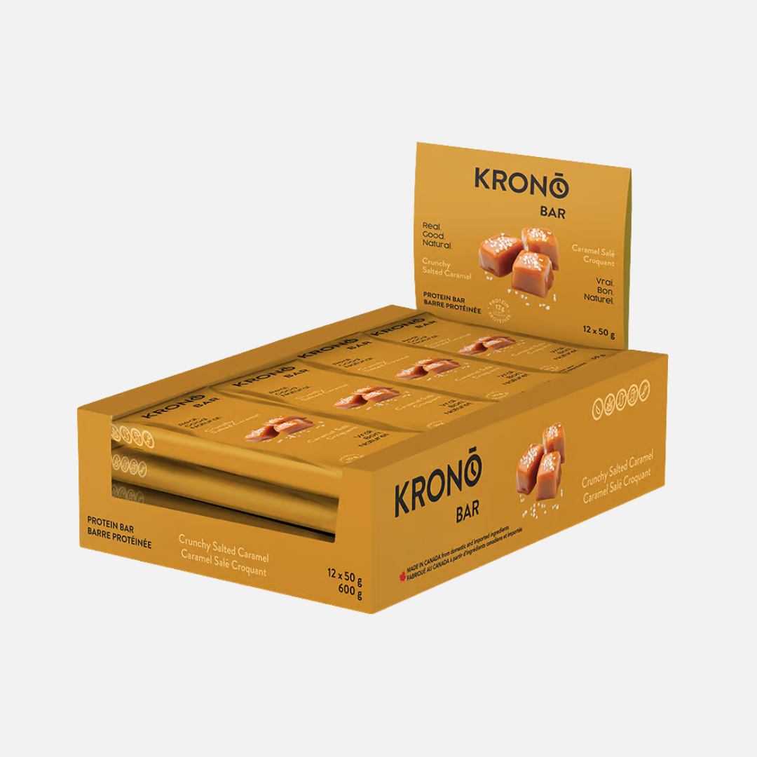 KRONO NUTRITION Barre Protéinée - Caramel Croquant
