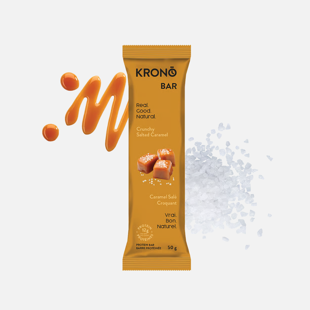KRONO NUTRITION Barre Protéinée - Caramel Croquant