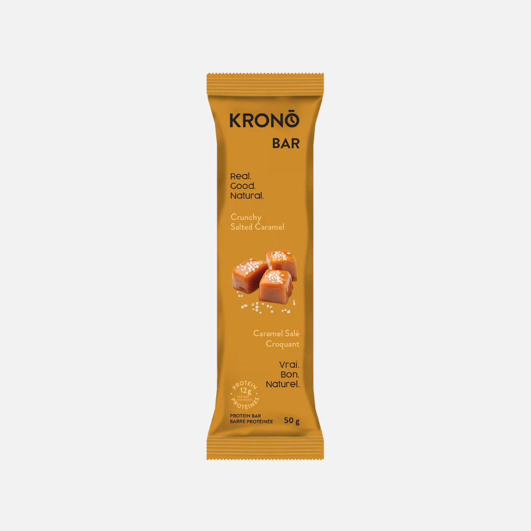 KRONO NUTRITION Barre Protéinée - Caramel Croquant