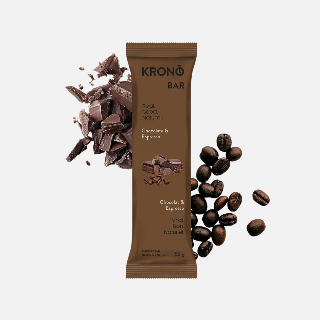 KRONO NUTRITION Barre d'énergie - Chocolat et Espresso