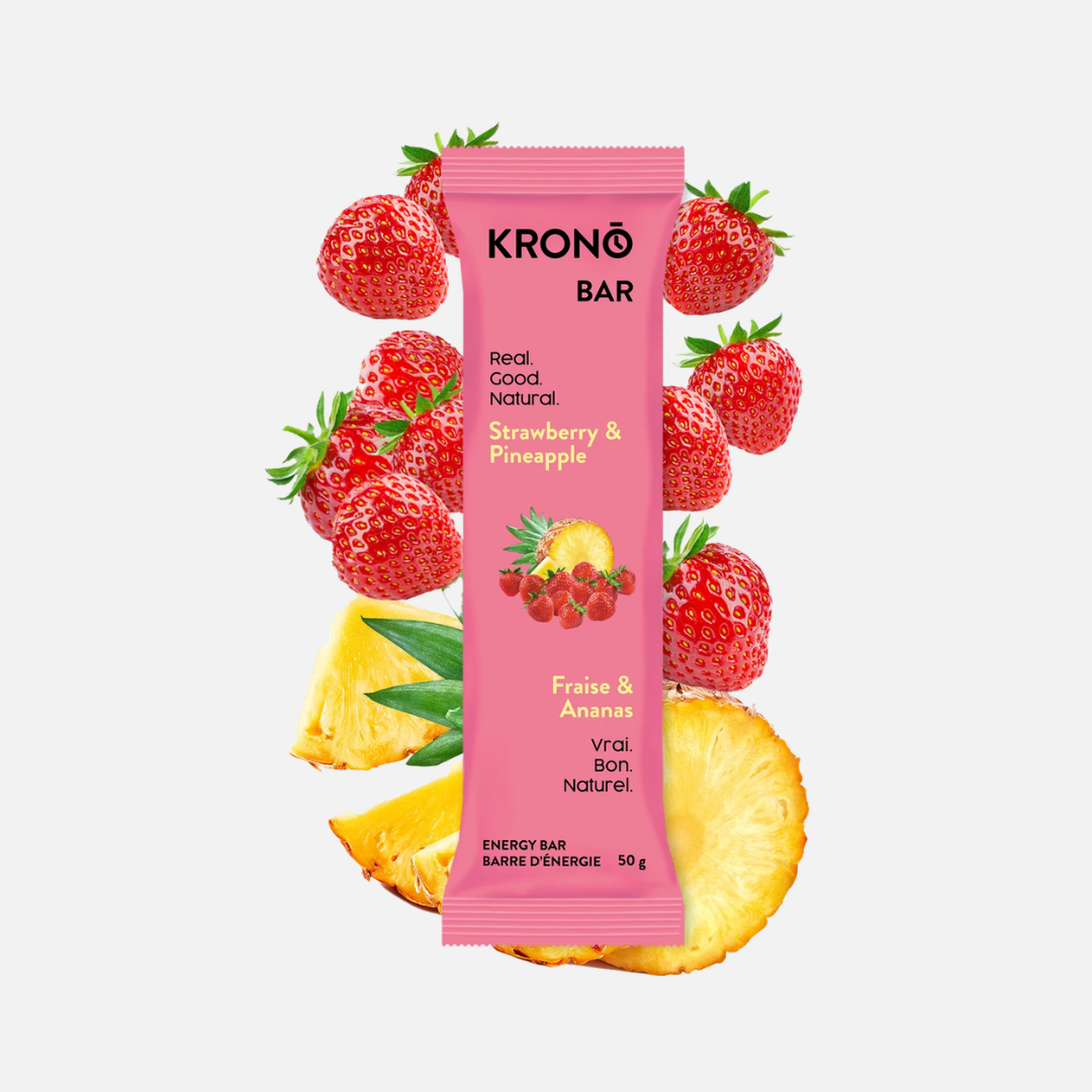 KRONO NUTRITION Barre d'énergie - Fraise et Ananas