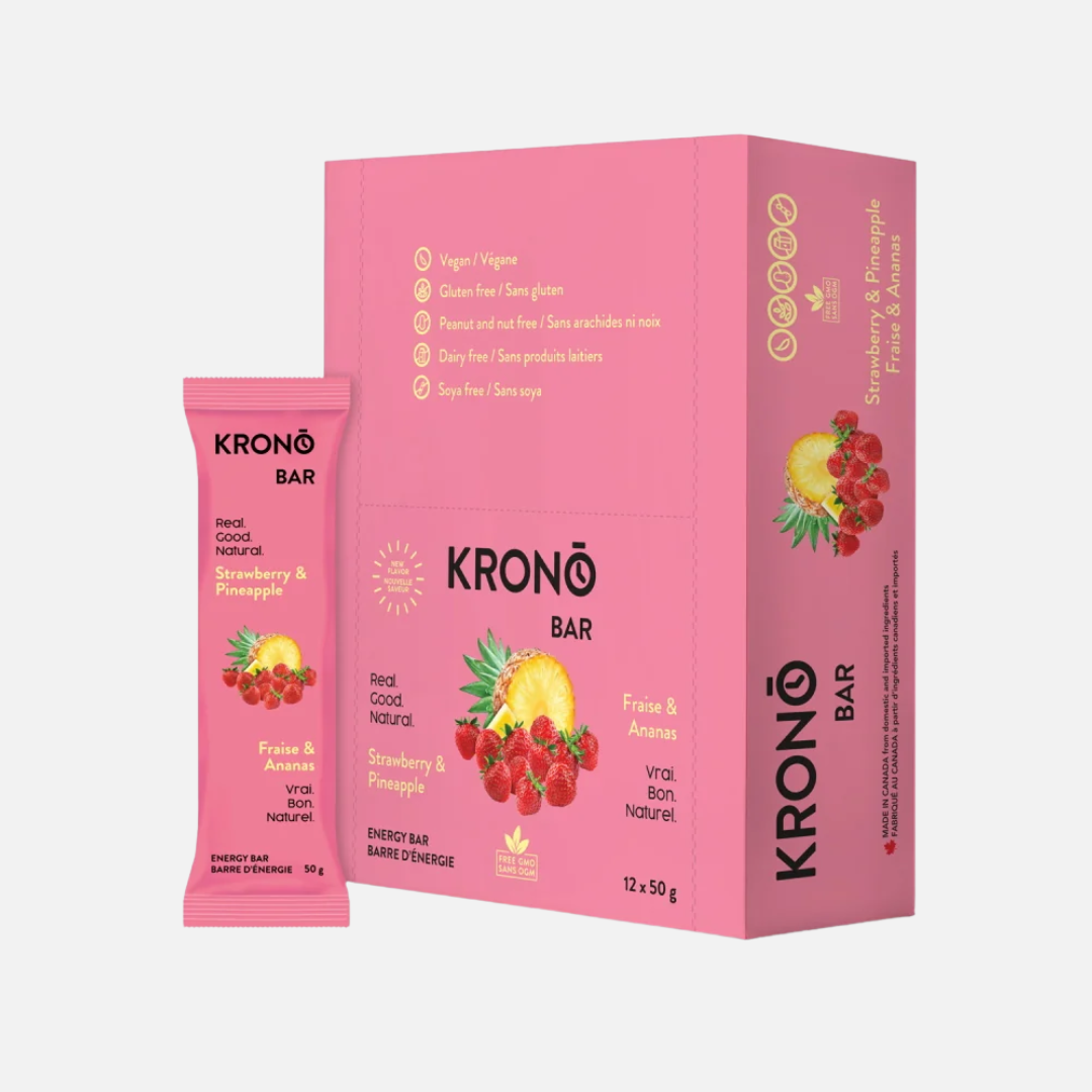 KRONO NUTRITION Barre d'énergie - Fraise et Ananas