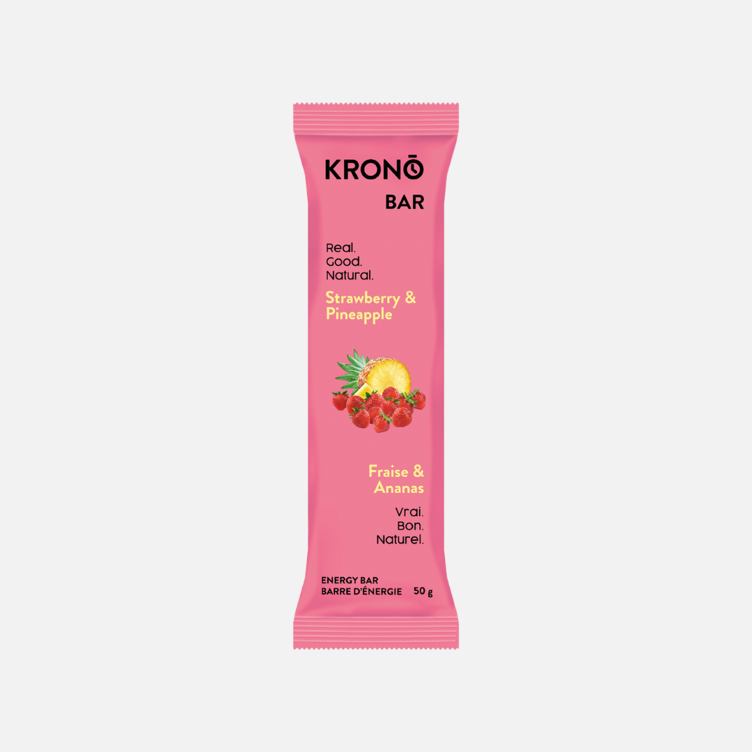 KRONO NUTRITION Barre d'énergie - Fraise et Ananas